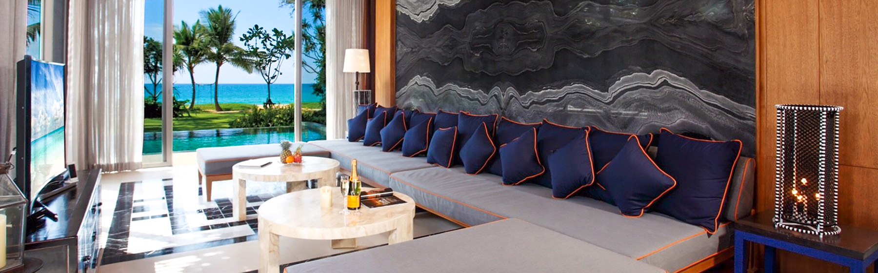 BabaBeachClub Residences Phuket-Interior Living